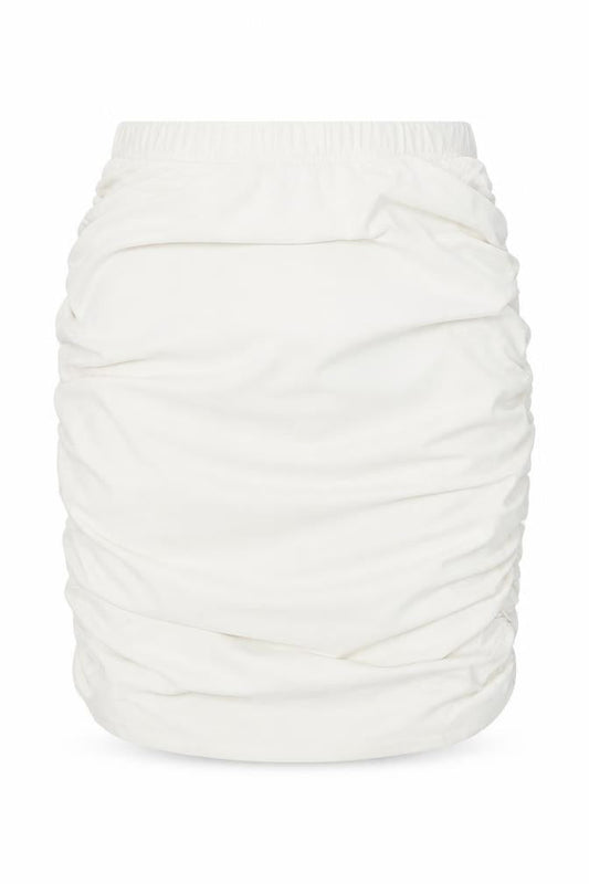 PRETTYLITTLETHING Womens White Polyester Mini Skirt Size 8