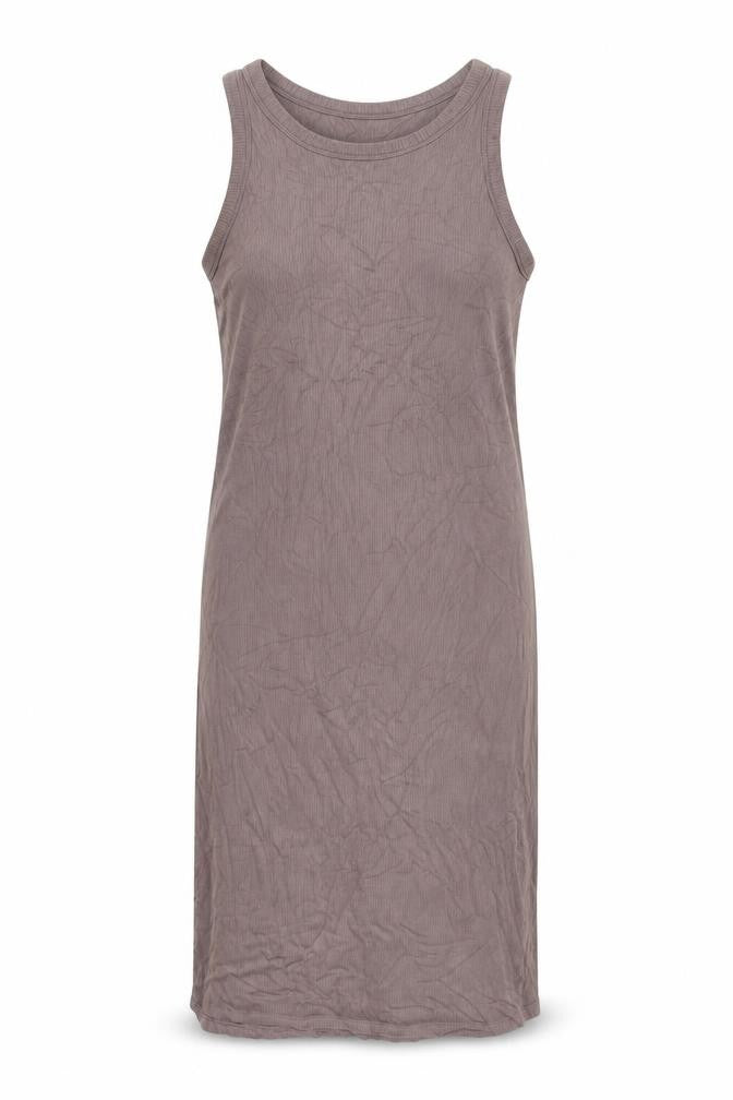 H&M Womens Brown Viscose Shift Size L Round Neck Pullover