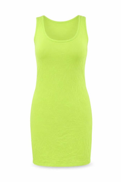 Boohoo Womens Green Viscose Bodycon Size 8 Square Neck Pullover