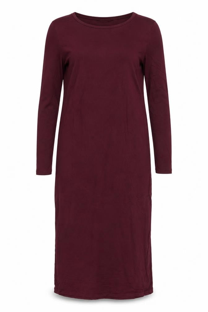 Topshop Womens Purple Viscose T-Shirt Dress Size 16 Round Neck Pullover
