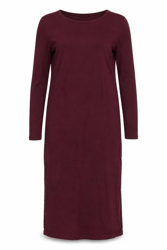 Topshop Womens Purple Viscose T-Shirt Dress Size 16 Round Neck Pullover