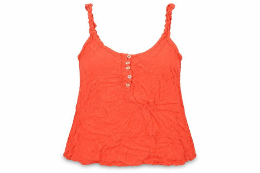 NEXT Womens Orange Viscose Camisole Tank Size 12 Scoop Neck