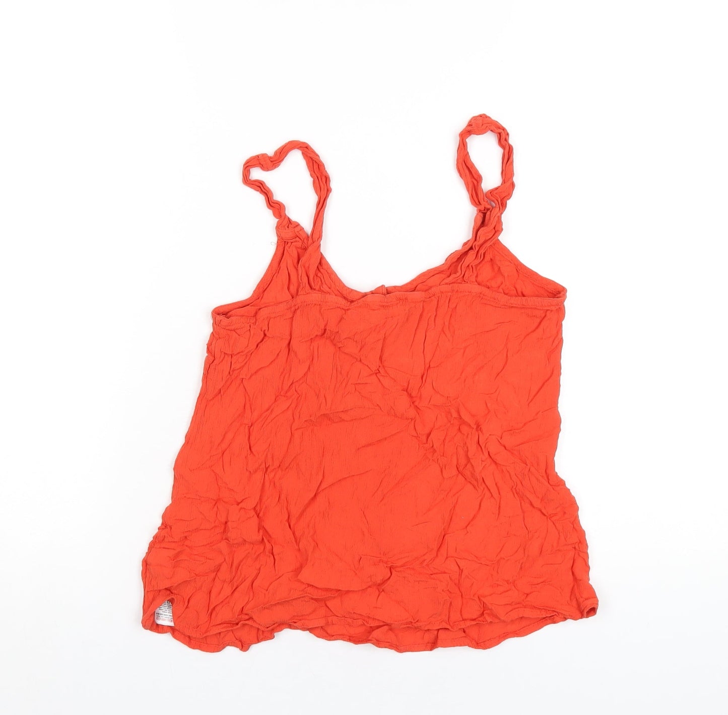 NEXT Womens Orange Viscose Camisole Tank Size 12 Scoop Neck
