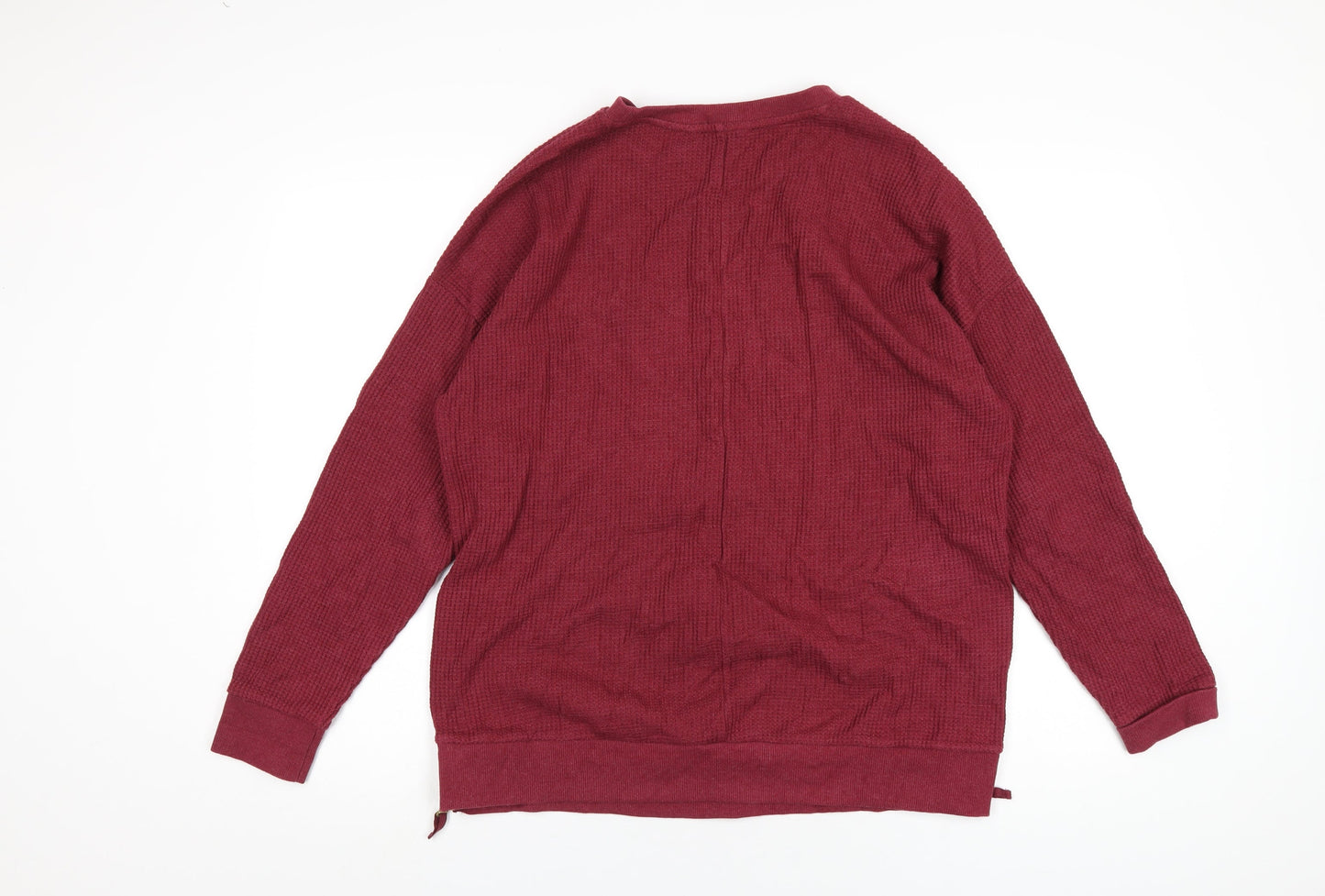 NEXT Womens Red Cotton Pullover Sweatshirt Size M Pullover