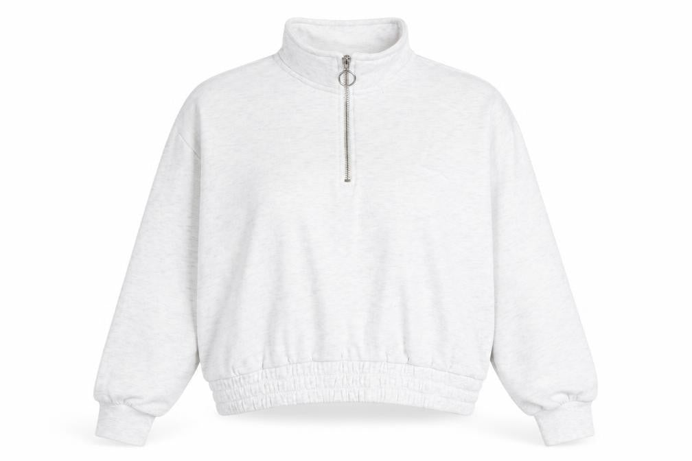Slazenger Womens Grey Polyester Pullover Hoodie Size 16 Pullover