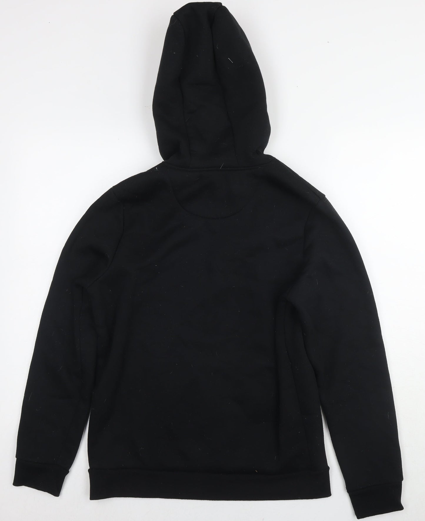 Brave Soul Mens Black Polyester Pullover Hoodie Size S - Logo