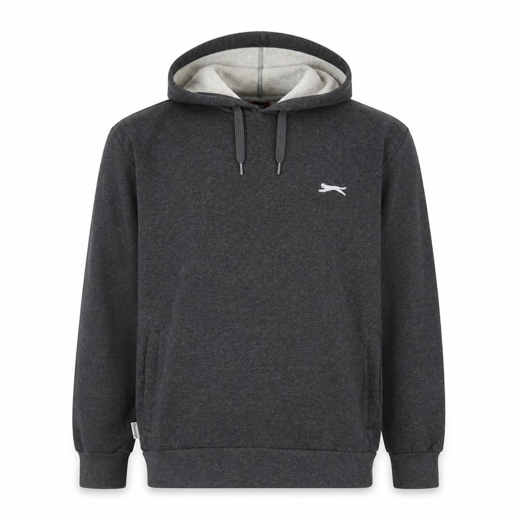 Slazenger Mens Grey Polyester Pullover Hoodie Size XL