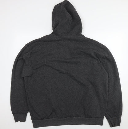 Slazenger Mens Grey Polyester Pullover Hoodie Size XL