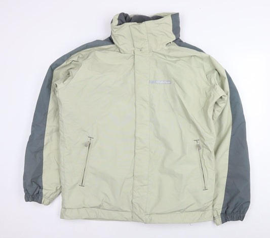Quechua Mens Beige Jacket Size M Zip - Technical