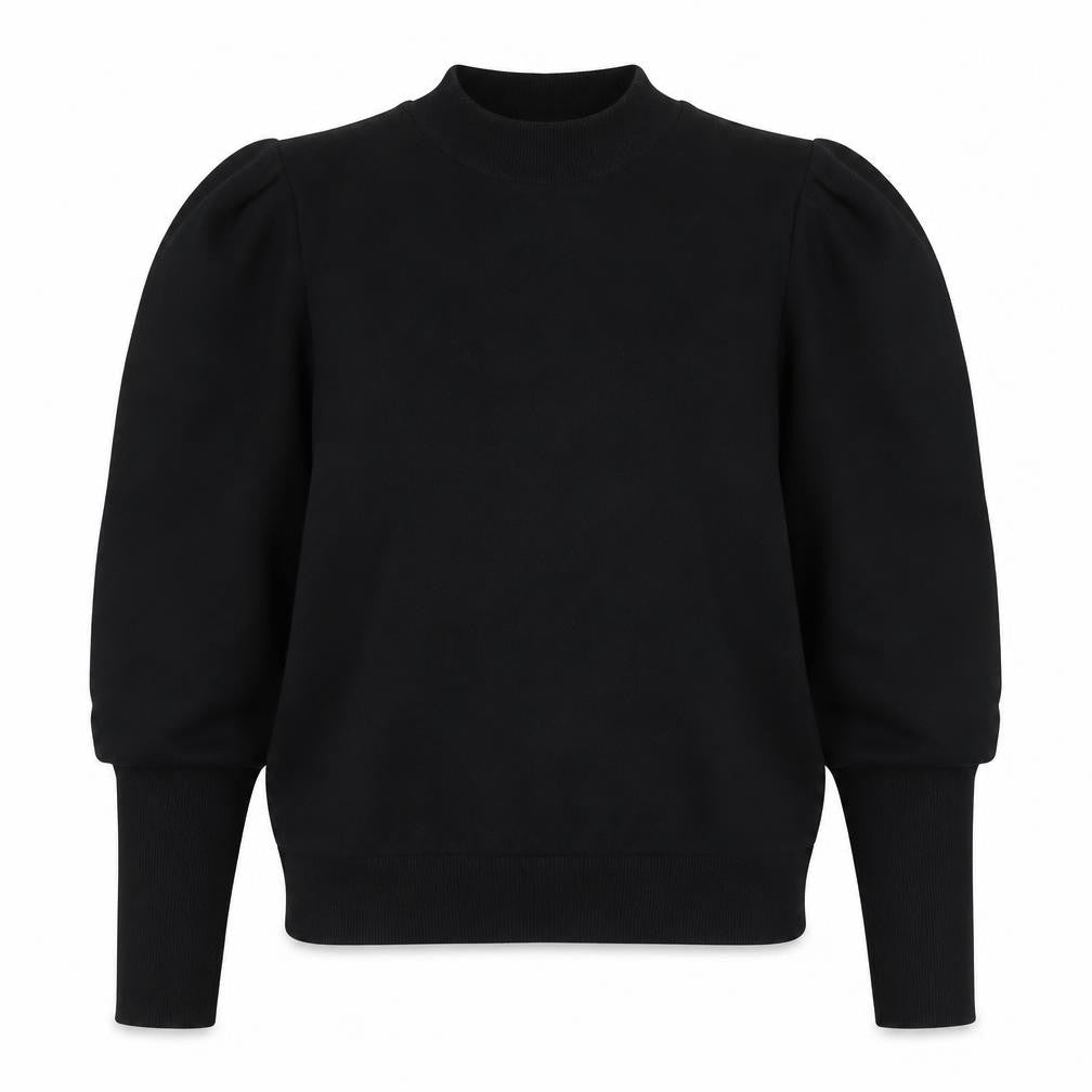 & Other Stories Womens Black Cotton Pullover Hoodie Size 6 Pullover