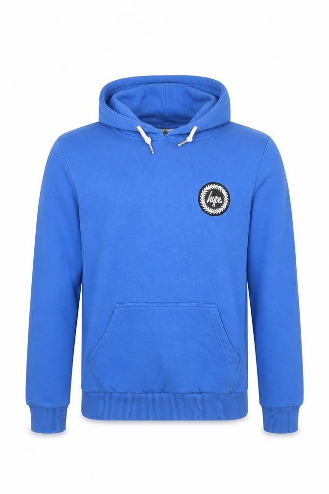 Hype Mens Blue Cotton Pullover Hoodie Size XS