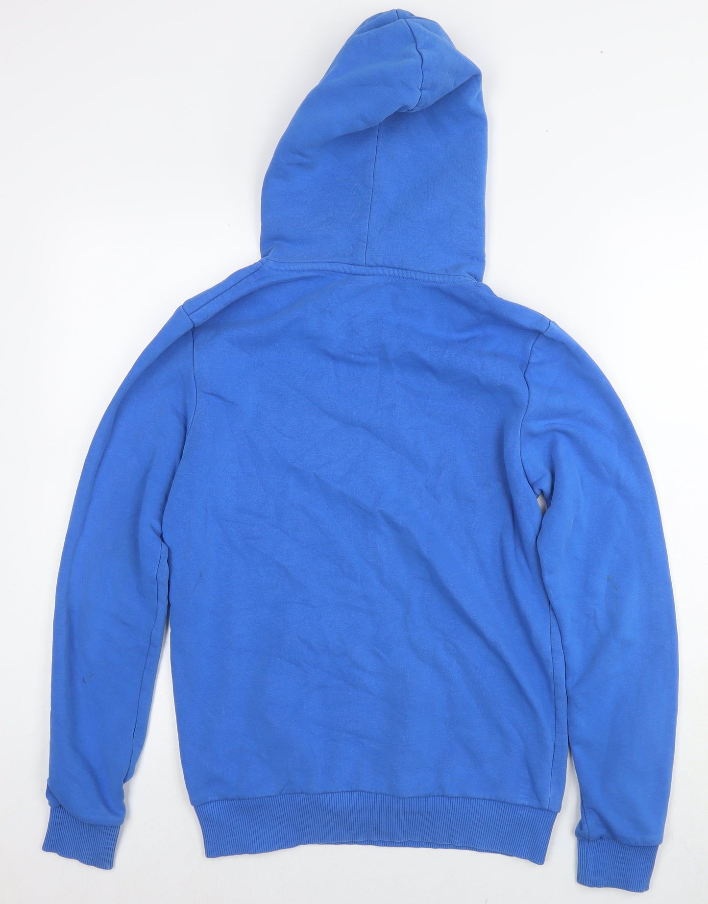 Hype Mens Blue Cotton Pullover Hoodie Size XS