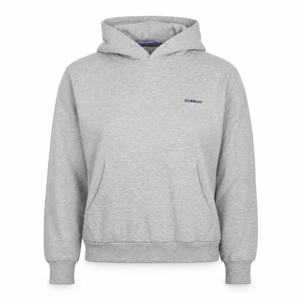 Donnay Womens Grey Cotton Pullover Hoodie Size S Pullover