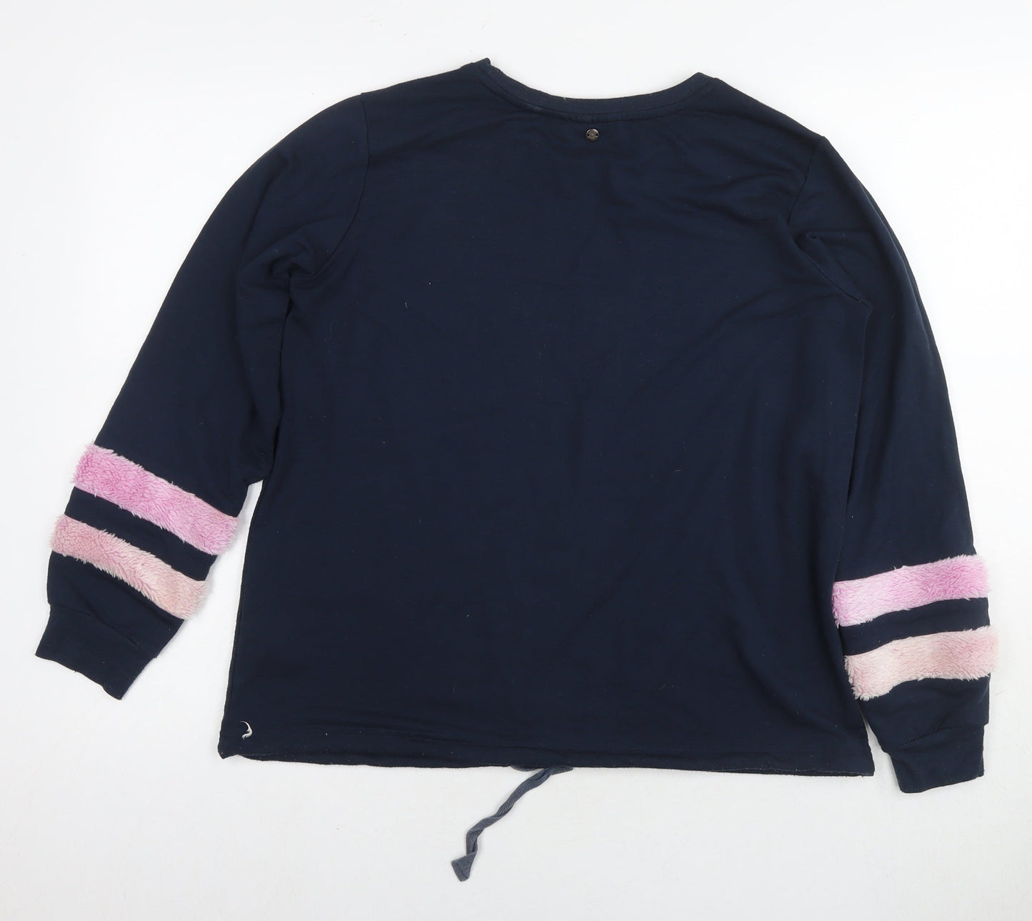 Dranella Womens Blue Cotton Pullover Hoodie Size S Pullover