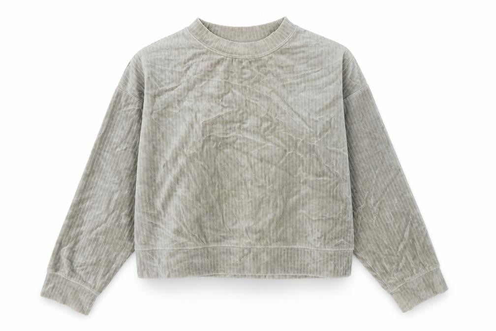 H&M Womens Green Polyester Pullover Sweatshirt Size S