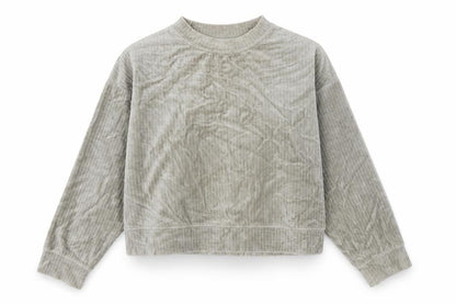 H&M Womens Green Polyester Pullover Sweatshirt Size S