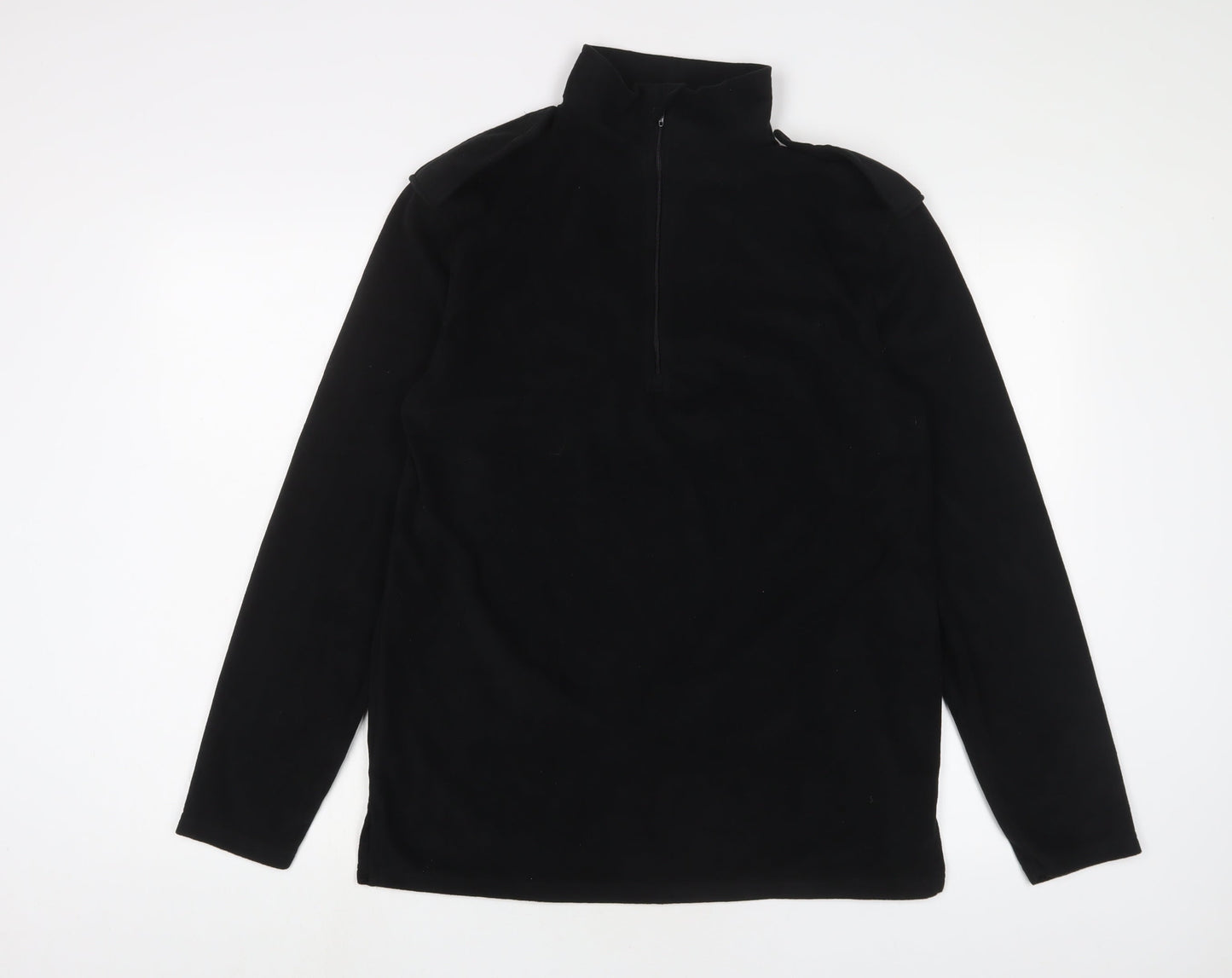 Churchill Mens Black Polyester Pullover Sweatshirt Size M