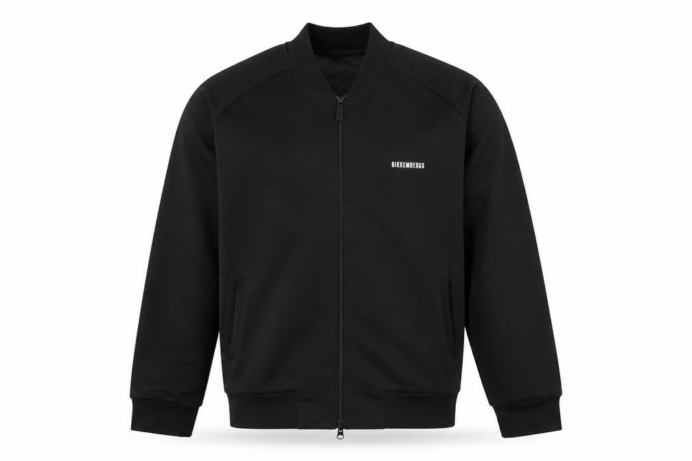 Bikkembergs Mens Black Polyester Full Zip Sweatshirt Size M
