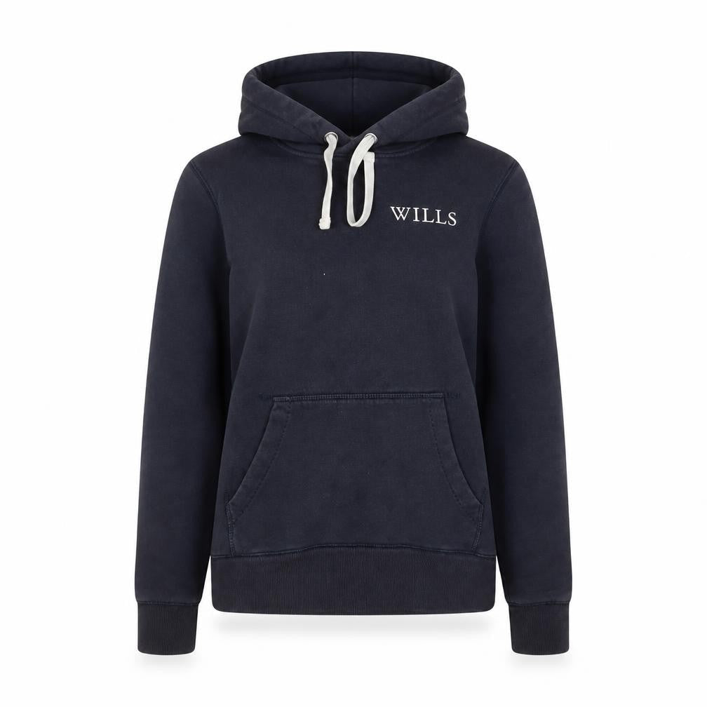 Jack Wills Womens Blue Cotton Pullover Hoodie Size 6 Pullover