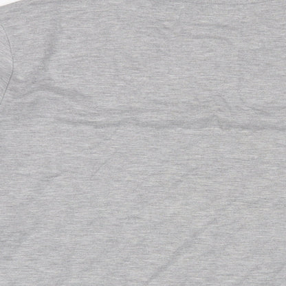 Brand and care label for Red Herring men’s grey cotton pullover sweatshirt, size XL