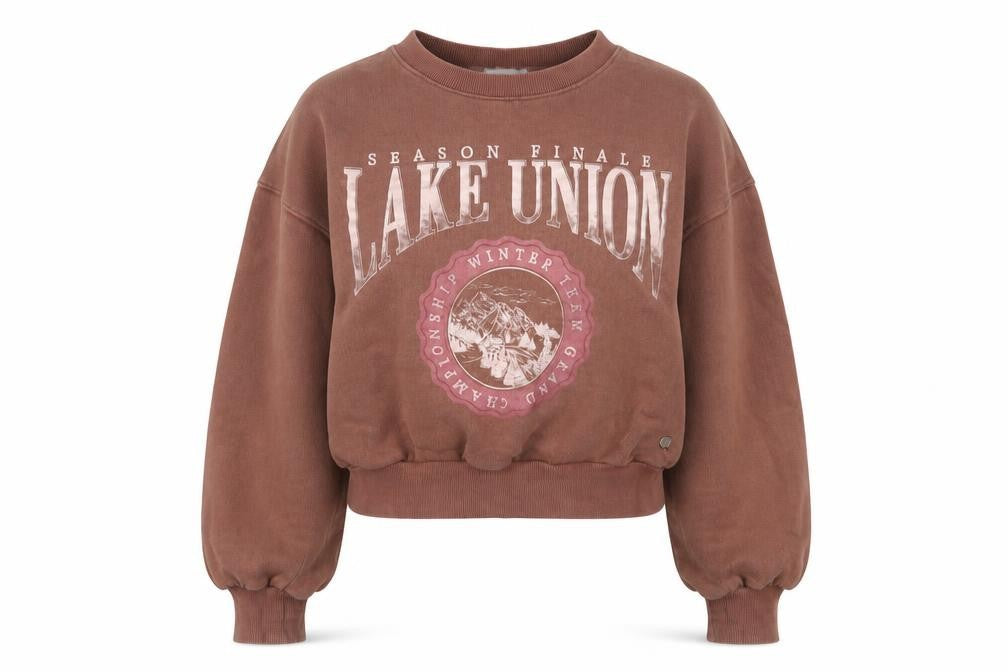 Ocean Pacific Womens Pink Cotton Pullover Sweatshirt Size XS Pullover