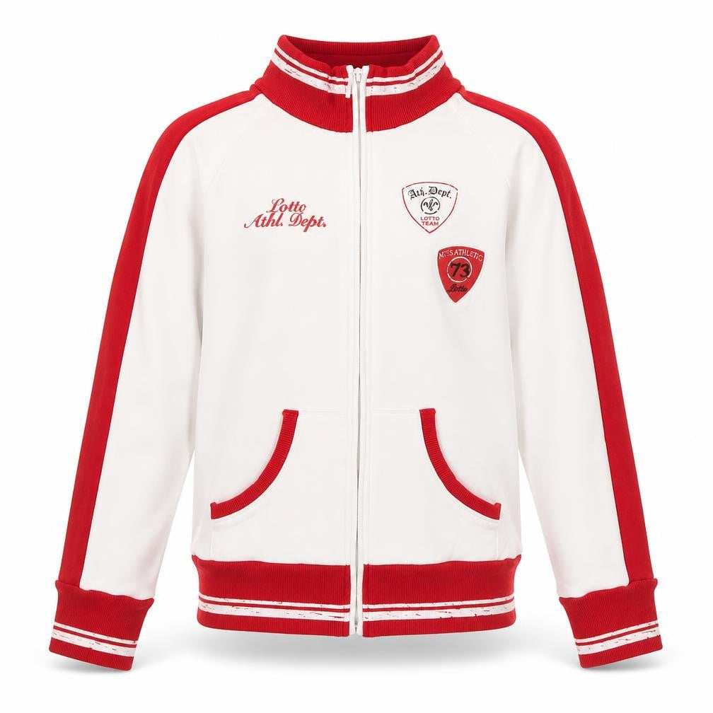 Lotto Girls Red Cotton Full Zip Sweatshirt Size 15-16 Years Zip