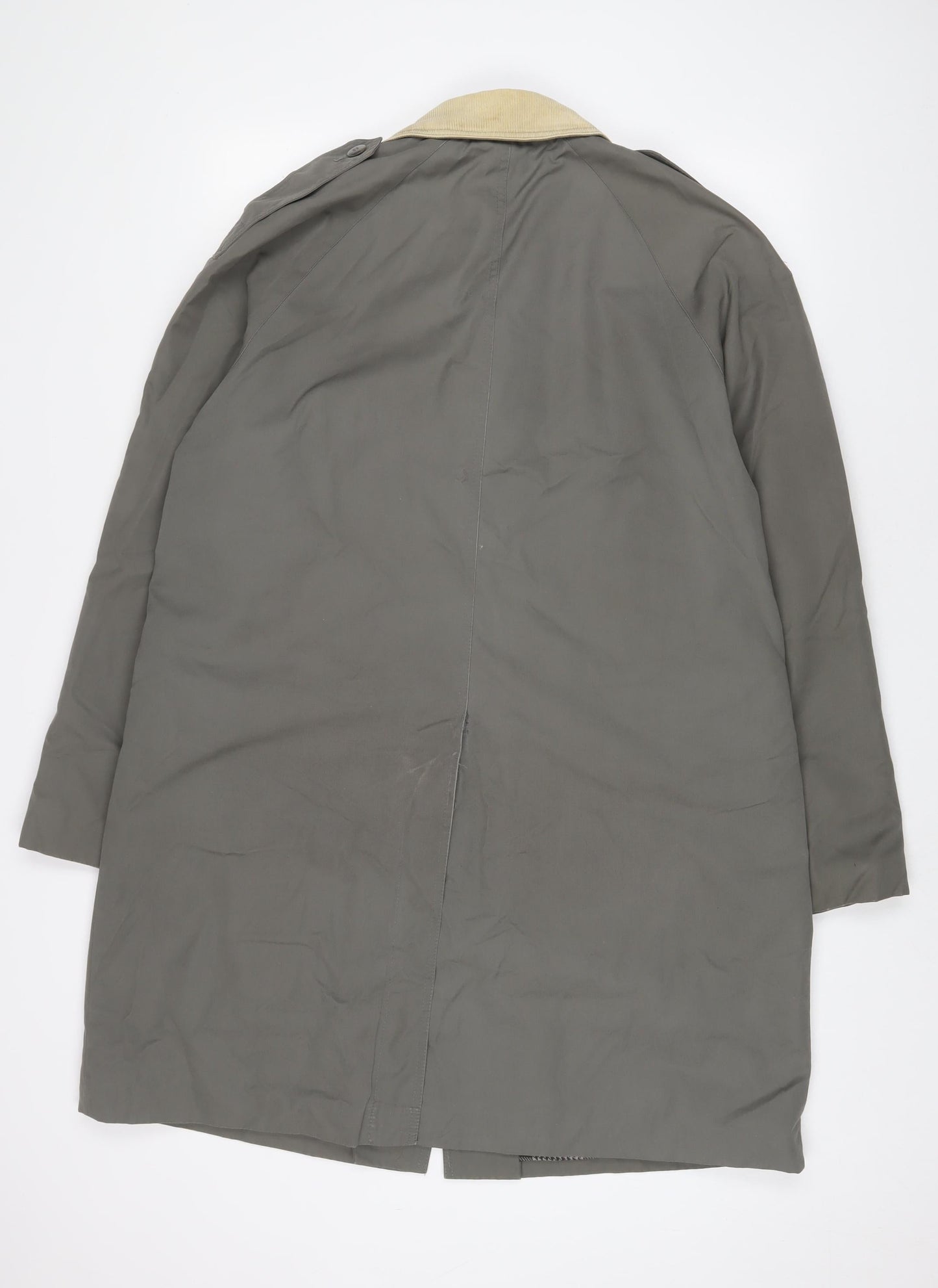 C&A Mens Green Jacket Coat Size L Button