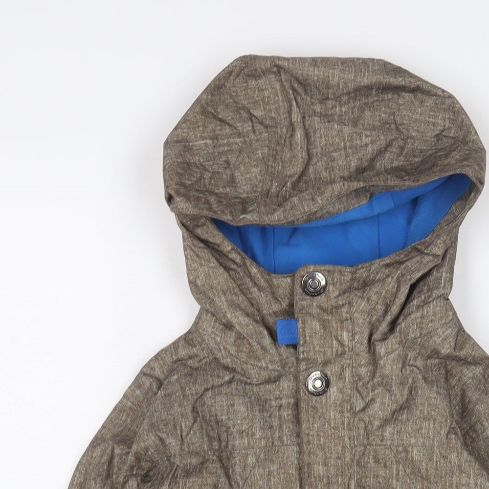 DECATHLON Boys Green Jacket Coat Size 8 Years Zip