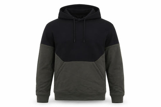 Goodmove Mens Green Cotton Pullover Hoodie Size S