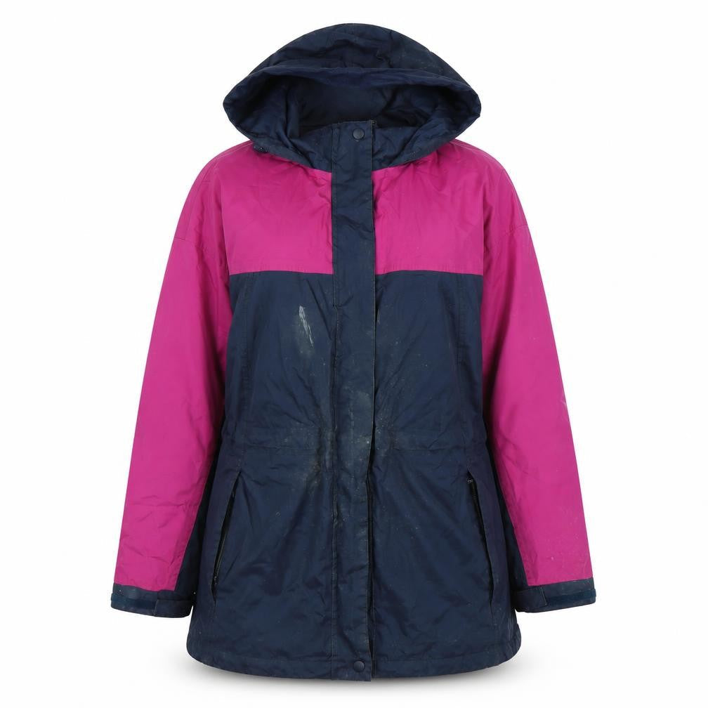 Snowdonia Womens Blue Anorak Coat Size 16 Zip - Logo
