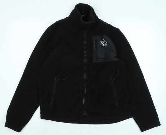Peak Mens Black Jacket Size XS Zip - PEAK
