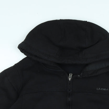 LA Gear Womens Black Jacket Size 18 Zip - Logo