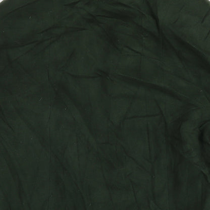 Lampert Womens Green Overcoat Coat Size 16 Button