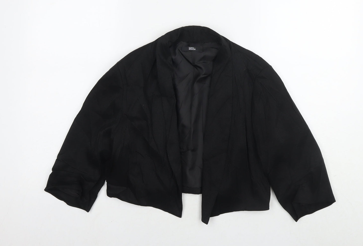 Marks and Spencer Womens Black Jacket Blazer Size 14