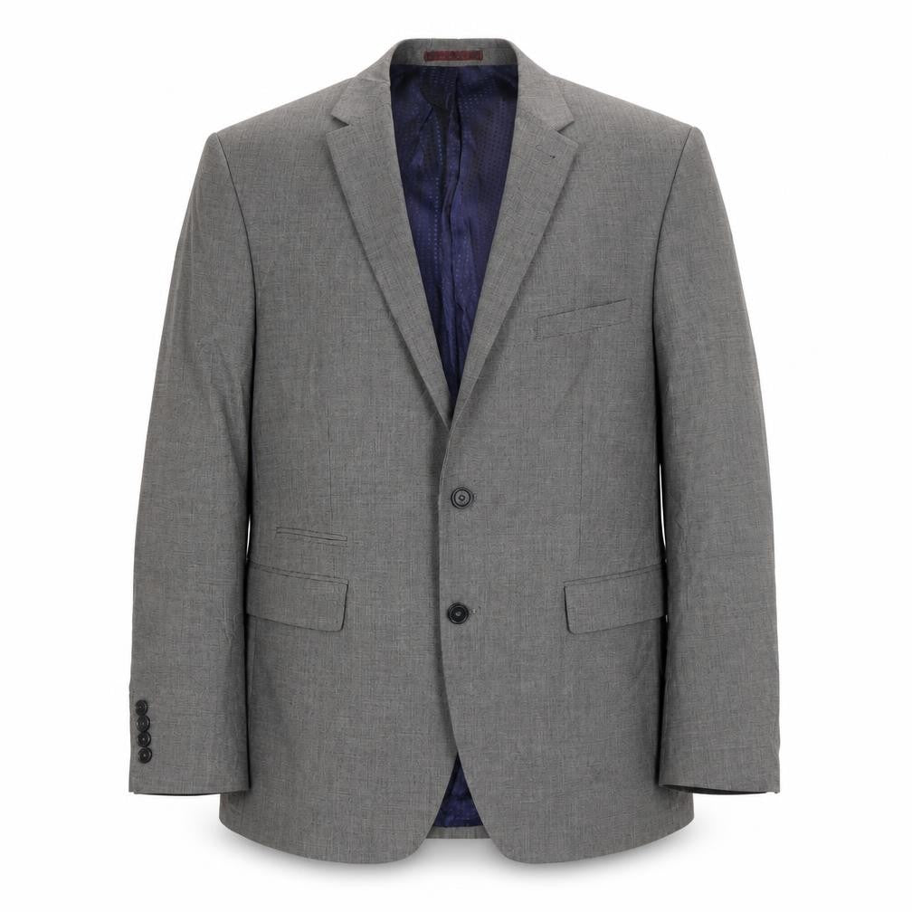 Burton Mens Grey Polyester Jacket Suit Jacket Size 42 Regular