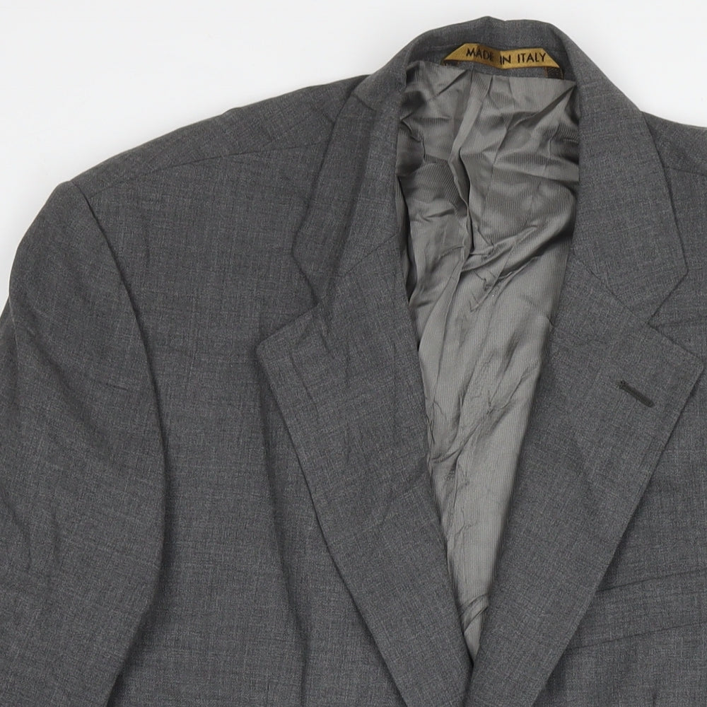 Marks and Spencer Mens Grey Wool Jacket Suit Jacket Size 42 Regular
