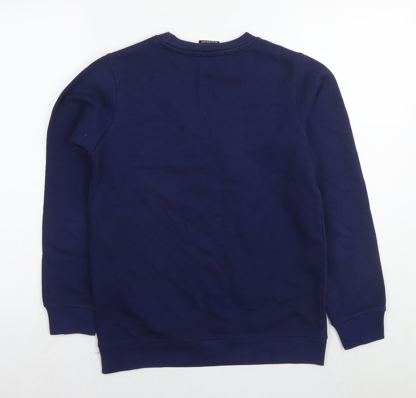 Umbro Boys Blue Cotton Pullover Sweatshirt Size 12-13 Years Pullover - Logo
