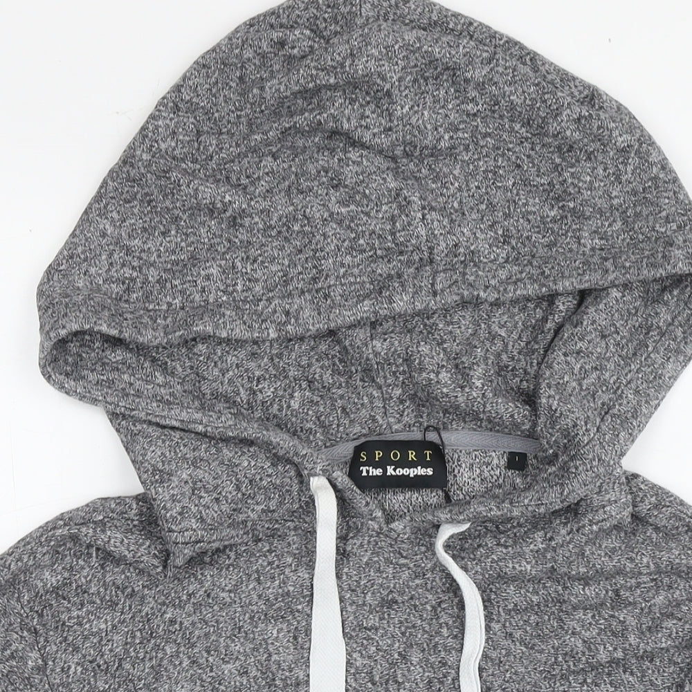 The Kooples Womens Grey Viscose Pullover Hoodie Size S Pullover