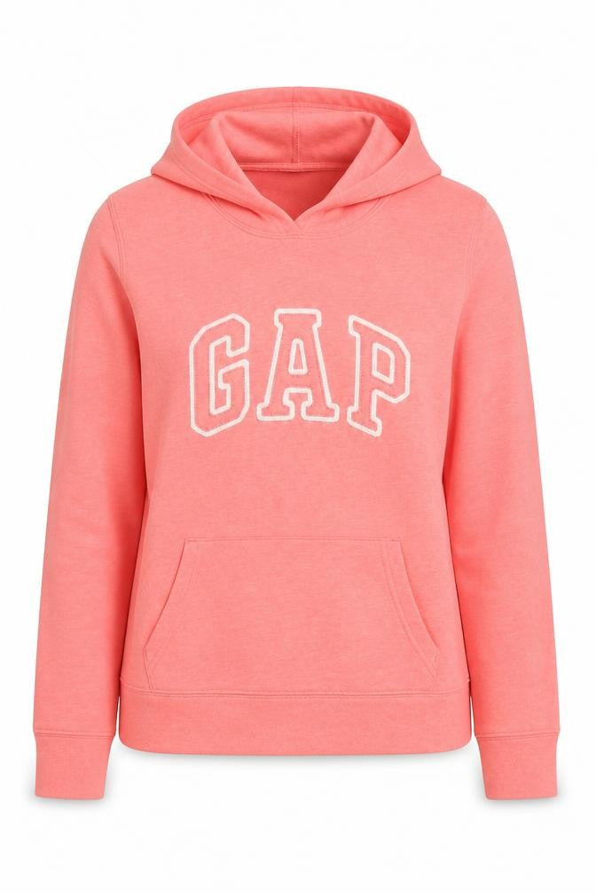Gap Womens Pink Cotton Pullover Hoodie Size M Pullover - Logo