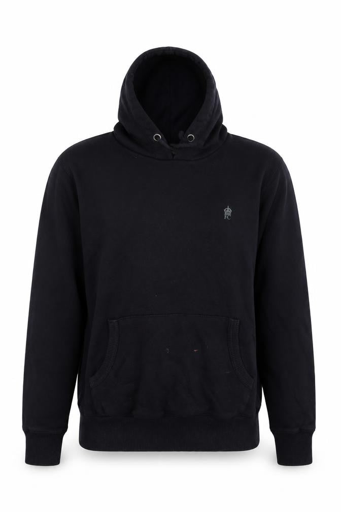 French Connection Womens Black Cotton Pullover Sweatshirt Size L Pullover