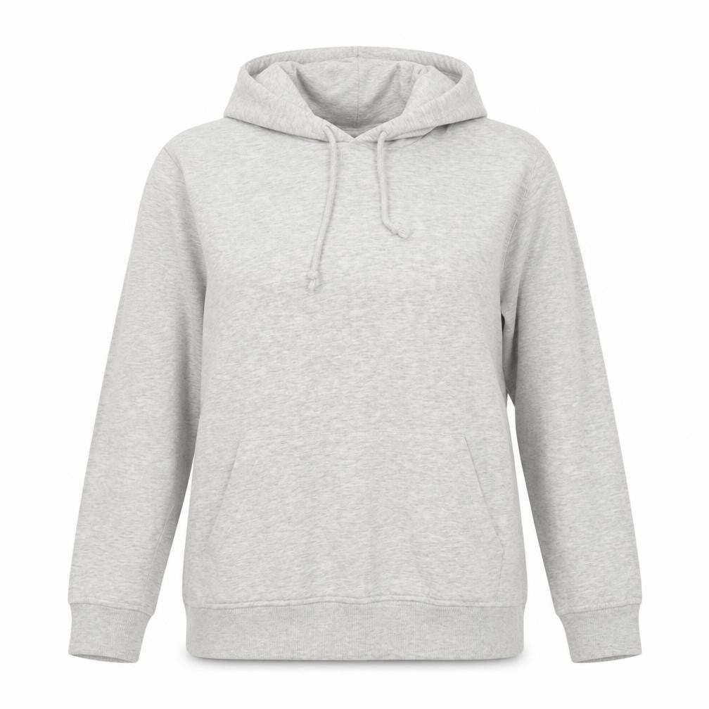 Brave Soul Womens Grey Cotton Pullover Hoodie Size L Pullover