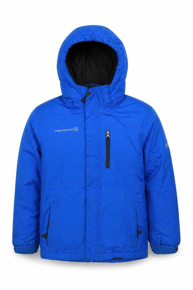 Free Country Boys Blue Jacket Size 7-8 Years Zip