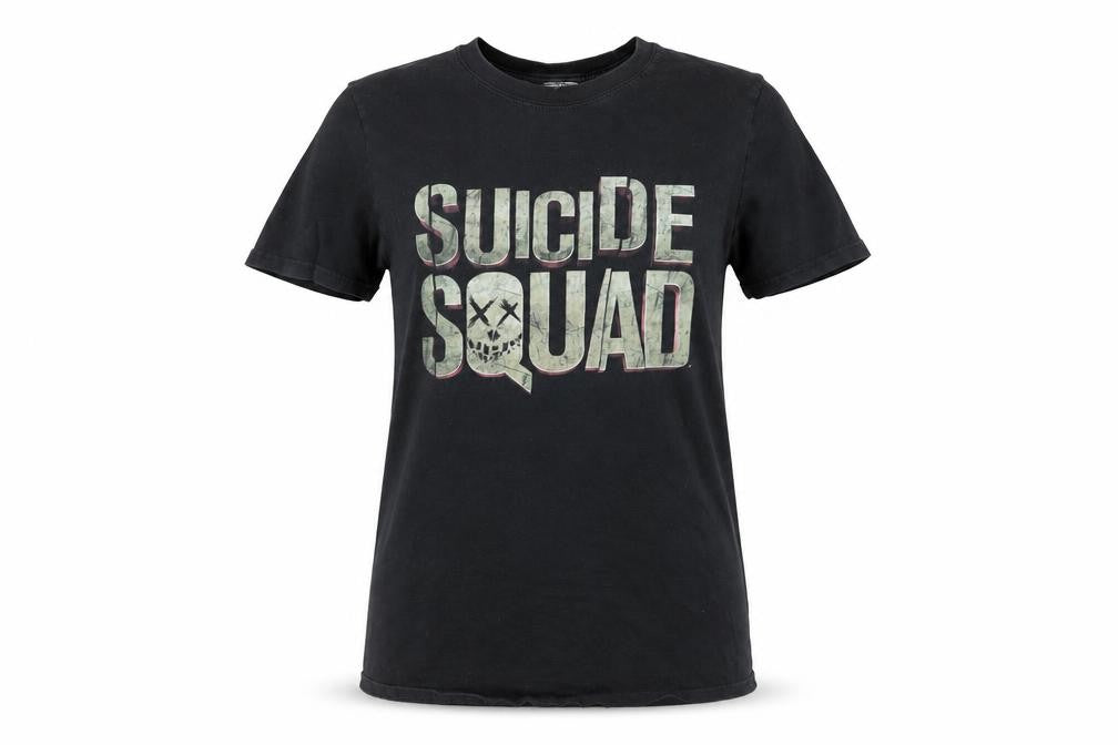 Suicide Squad Womens Black Cotton Basic T-Shirt Size S Crew Neck