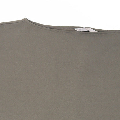 H&M Womens Green Polyester Basic T-Shirt Size S Boat Neck