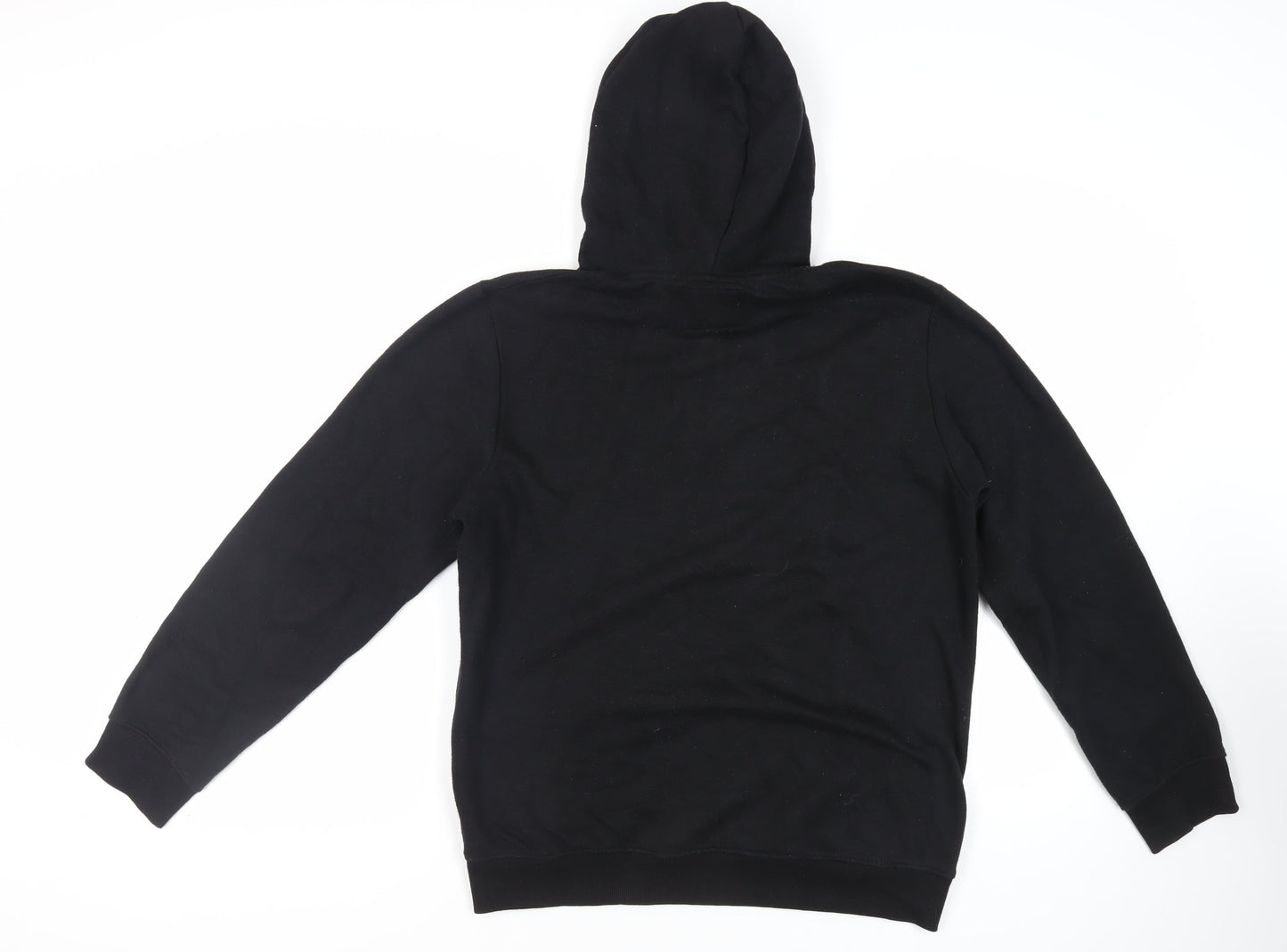 DFND Mens Black Cotton Pullover Hoodie Size L - Logo
