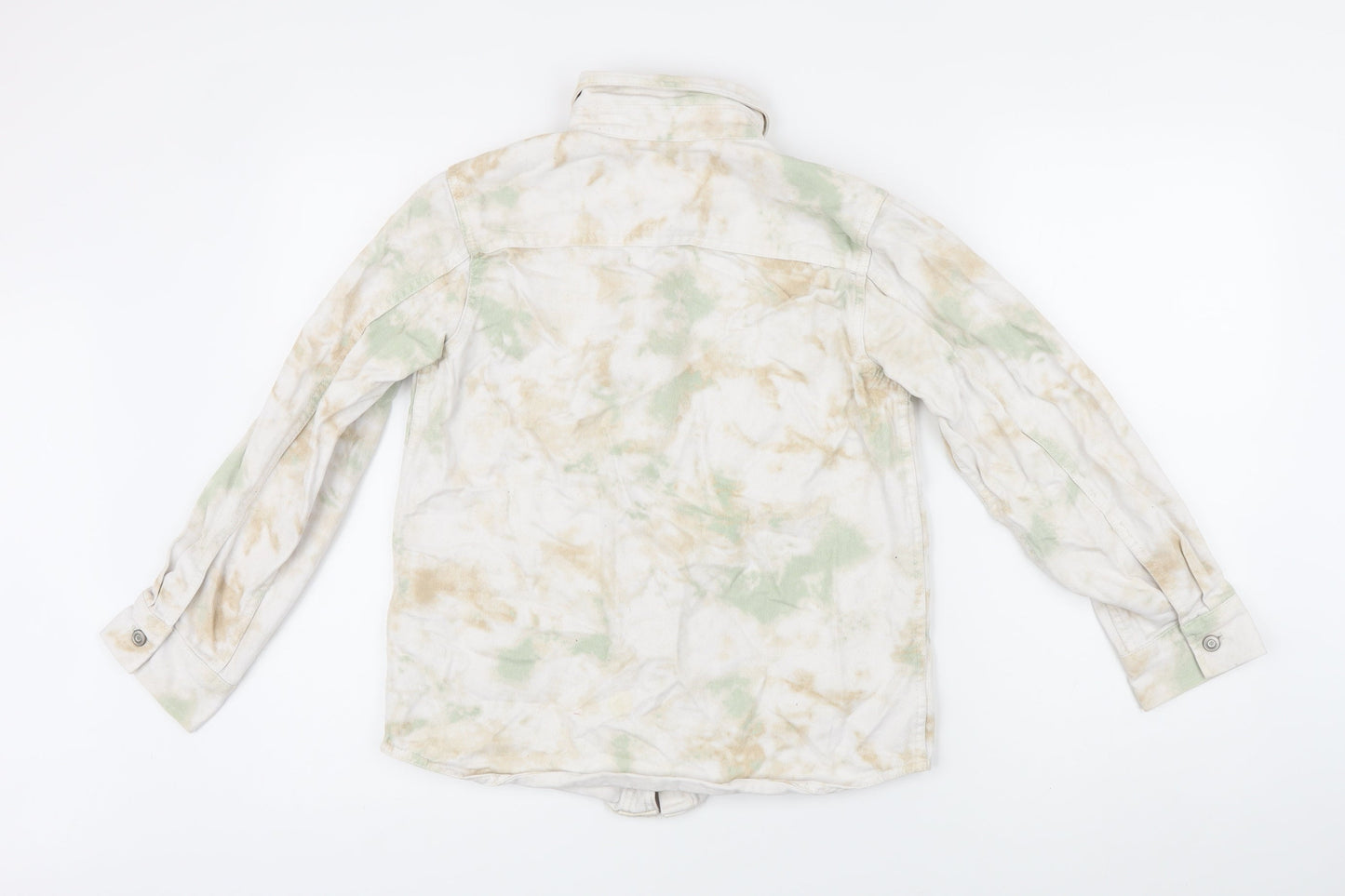 Wonder Nation Womens Multicoloured Geometric Jacket Size 12 Button