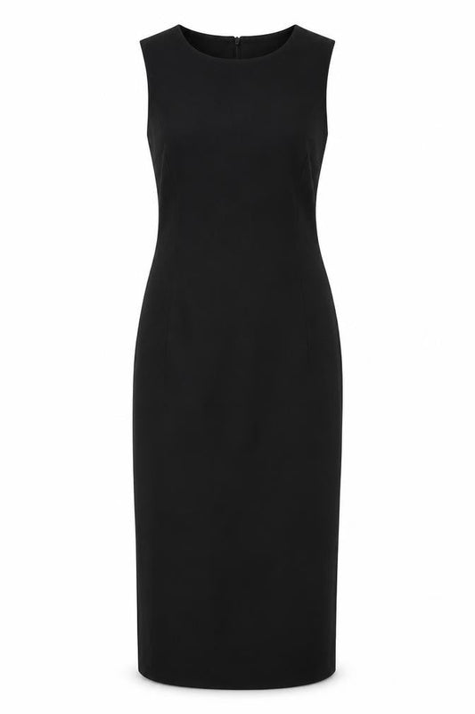 Next Womens Black Polyester Maxi Size 14 Boat Neck Zip