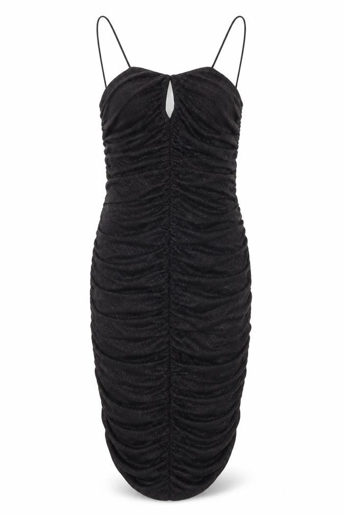 Quiz Womens Black Houndstooth Polyester Bodycon Size 10 V-Neck