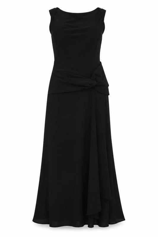 Debenhams Womens Black Polyester Maxi Size 10 Cowl Neck Pullover