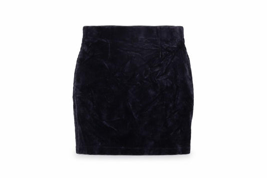 Warehouse Womens Blue Cotton Mini Skirt Size 12